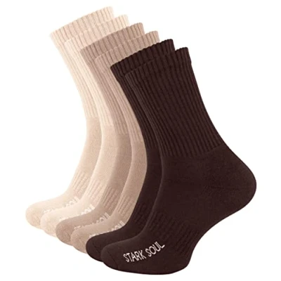 Abbildung von Stark Soul 6PACK Socken, Herren, Größe: 43 46, Braun hellbraun beige