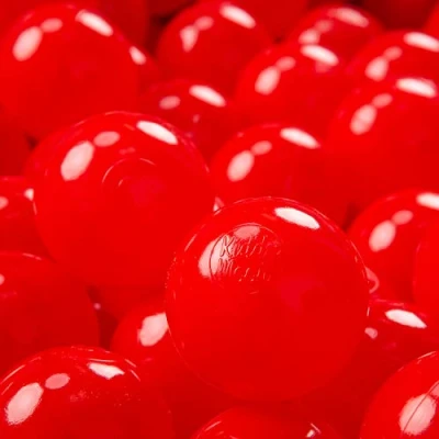 Abbildung von KiddyMoon 700 ∅ 7Cm Kinder Bälle Spielbälle Für Bällebad Baby Einfarbige Plastikbälle Made In EU, Rot