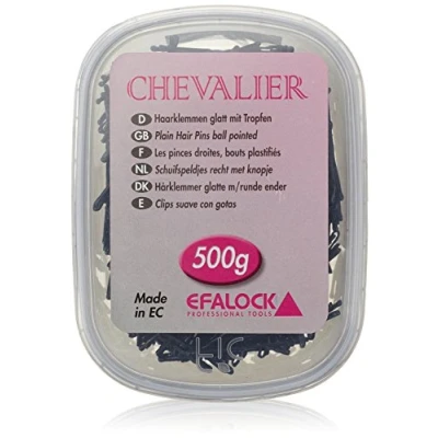 Abbildung von Efalock Professional Chevalier Haarklemmen, 5 cm, schwarz, 1er Pack, (1x 500 g)