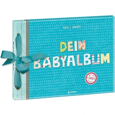 Abbildung von Dein Babyalbum (Junge blau): Eintragbuch, Erinnerungsbuch, Geschenkbuch zur Geburt