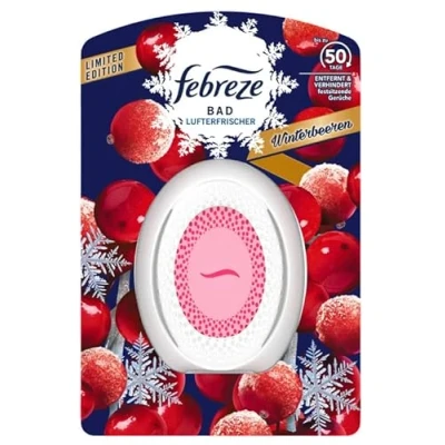 Abbildung von Febreze Winterbeeren Bad Lufterfrischer, Kontinuierliche Geruchsentfernung und verhinderung, 1 Stück