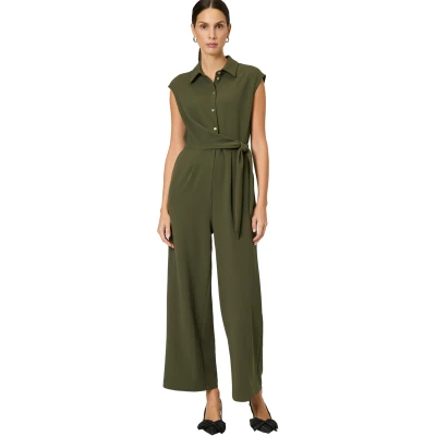 Abbildung von zero MIT BINDEGÜRTEL Jumpsuit, Damen, Größe: 34, Deep depths