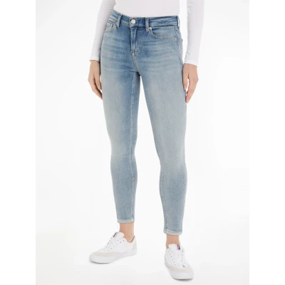 Abbildung von Tommy Jeans Skinny fit &quot;NORA MD SKN ANK ZIP CH1218&quot;, mit Logo Badge