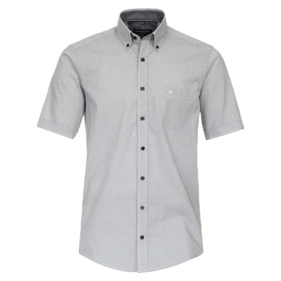 Abbildung von Casamoda Kurzarm Print Casual FIT Hemd, Herren, Größe: Large, Gelb