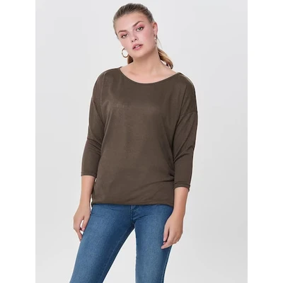 Abbildung von ONLY Onlelcos Solid JRS NOOS Langarmshirt, Damen, Größe: XS, Major brown