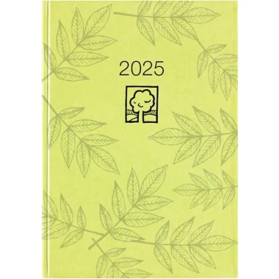 Abbildung von Zettler Taschenkalender 2025 grün, 10,2x14,2cm, Taschenplaner mit 400 Seiten im Kartoneinband, Tages und Wochenzählung, Mondphasen, Monatsübersicht internationales Kalendarium