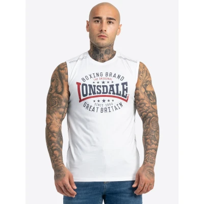 Abbildung von Lonsdale ÄRMELLOSES Agnes Top, Herren, Größe: Small, White