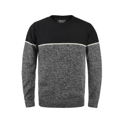 Abbildung von Indicode Jeans Idlynn Strickpullover, Herren, Größe: Medium, Black