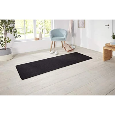 Abbildung von HANSE Home Läufer &quot;Shashi&quot;, rechteckig, Kurzflor, Unifarben, Teppich, Weich, Esszimmer, Kinderzimmer, Flur