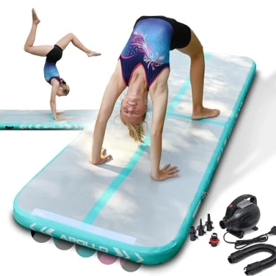 Abbildung von Air Mat Pro Track aufblasbare Gymnastikmatte für Erwachsene und Kinder