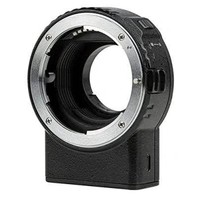 Abbildung von Viltrox NF M1 Adapter Autofokus Objektivadapter mit AF/MF, kompatibel Nikon F Mount Objektiv auf M43 Kamera Panasonic Olympus GH4 GH5 E M10 M5
