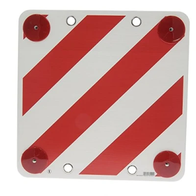 Abbildung von Warntafel für Caravan rot/weiß mit Reflektor
