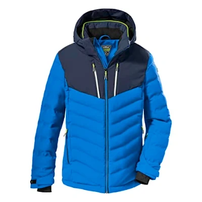 Abbildung von Killtec Snowboardjacke für Kinder, Größe: 128, Neon blue