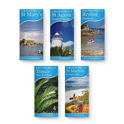 Abbildung von Scilly Pocket Map Collection: St Mary&#039;s, Agnes, Bryher, Tresco, Martin&#039;s