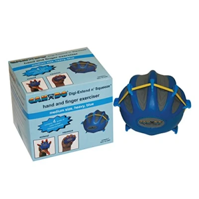 Abbildung von Cando® Digi Extend n&#039; Squeeze Handtrainer, Fingertrainer, blau (stark)