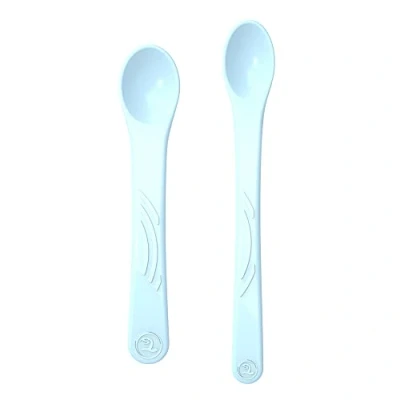 Abbildung von Twistshake Fütterlöffel 4+m 2er Pack, Blau