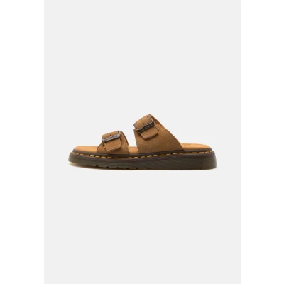 Abbildung von Dr. Martens Josef Unisex Pantolette flach savannah/tan, Größe: 42, Savannah/tan Schuhe