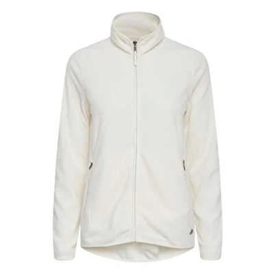 Abbildung von Oxmo Oxrikka Fleecejacke, Damen, Größe: Medium, Cloud dancer