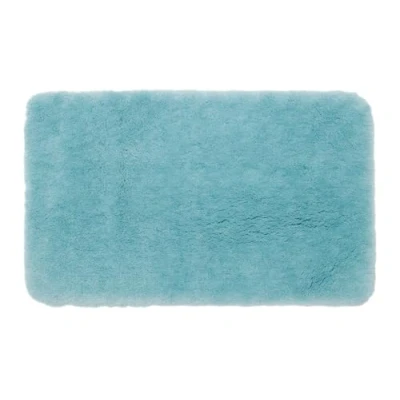 Abbildung von Gözze Deluxe Badteppich Mit extra hohem Flor, 100% Polyester (Mikrofaser), Antirutschbeschichtung, 50 x 70 cm Mint