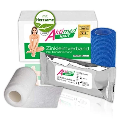Abbildung von Aktimed Zinkleimverband Haut Inkl. Schutzverband 1 P