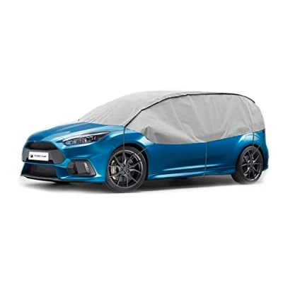 Abbildung von Autoschutzdecke Halbplane Halbgarage von XTRM CAR kompatibel mit Mercedes B Klasse W245 W246 W247 ideal angepasst