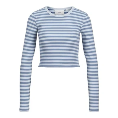 Abbildung von JJXX Jxfeline STR LS Stripe JRS Strickpullover, Damen, Größe: Medium, Skyway