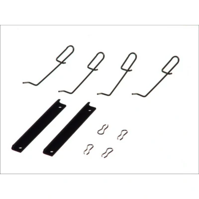 Abbildung von QUICK BRAKE 109 1151 Zubehörsatz, Scheibenbremsbelag RENAULT: 11 Schrägheck, CLIO 1, PEUGEOT: 205 II Schrägheck