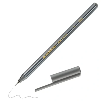 Abbildung von 10 x edding Fineliner 55 finepen grau 0,3mm
