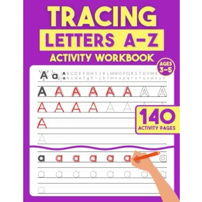 Abbildung von Tracing Workbook: Letters A Z: Alphabet Handwriting Practice Book of From To Z ABC for Pre K Preschool, Kindergarten, and Kids Ages 3 5 (Tracing Books)