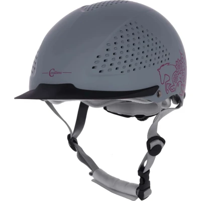 Abbildung von Covalliero Reithelm Beauty 2.0 Grau 52 54cm Agradi.deVerkauft von Agradi