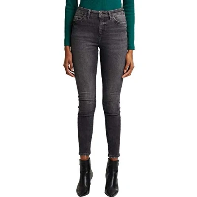 Abbildung von edc by ESPRIT Damen 092cc1b317 Jeans, 911/Black Dark Wash, 25W / 30L EU