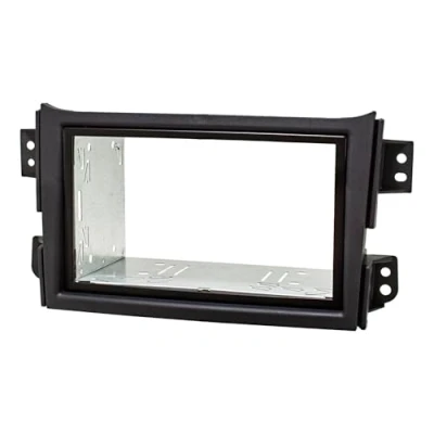 Abbildung von tomzz Audio 2439 147 Doppel DIN Radioblende Set kompatibel mit Opel Agila B Suzuki Splash schwarz Einbaukit