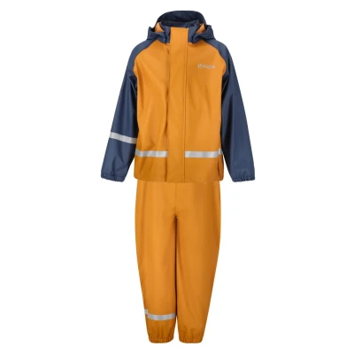 Abbildung von Zigzag SET Regenhose für Kinder, Größe: 128, Buckthorn brown