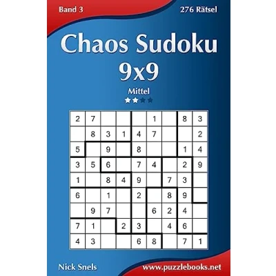 Abbildung von Chaos Sudoku 9x9 Mittel Band 3 276 Rätsel