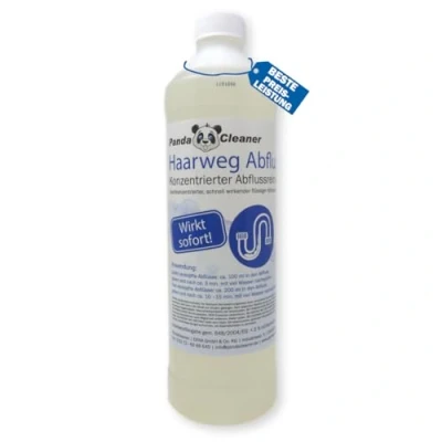 Abbildung von PandaCleaner Haar Weg Abflussreiniger Abflussfrei Rohrfrei Rohrreiniger (1 St. 1000ml)