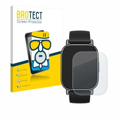 Abbildung von BROTECT Entspiegelungs Schutzglas für Xiaomi Redmi Watch 5 Lite Schutz Folie Panzerfolie Glas Matt [Extrem Kratzfest 9H, Anti Reflex]