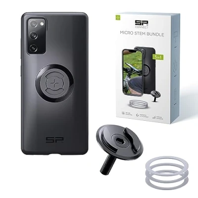 Abbildung von SP CONNECT Micro Stem Bundle SPC+ für Samsung S20 FE Handy Halterung den fahrradlenker Smartphone Fahrrad handyhalter