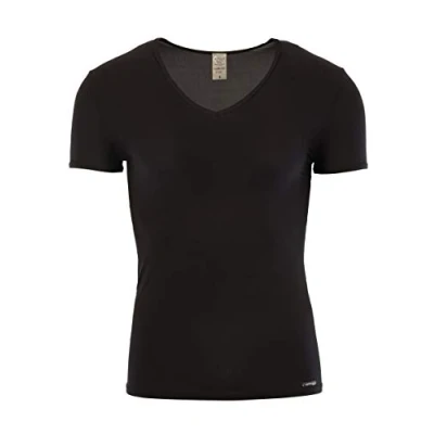 Abbildung von Olaf Benz RED0965 Herren T Shirt mit V Halsausschnitt Schwarz Grösse M (OB 1 06024 8000 M)