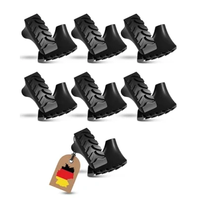 Abbildung von Alpenwert Nordic Walking Stöcke Gummipuffer Wanderstöcke Pads Speed Aufsatz Walking, Gummipuffer, Ultraleichte