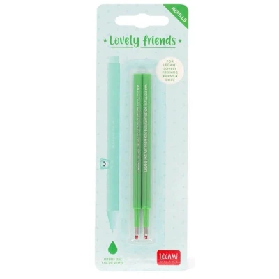 Abbildung von grüne Ersatzpatronen für Legami Gelstift Lovely Friends permanent