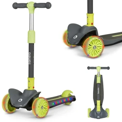 Abbildung von lionelo Dreiradscooter TIMMY, (Set, Set), Hohe Tragkraft: 50 kg / LED Rad und Rahmenbeleuchtung