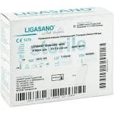 Abbildung von Ligasano weiß Verband 0,4x2,5x6 cm steri 10 St