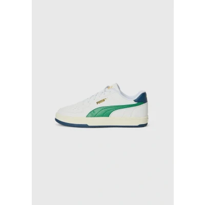 Abbildung von Puma Caven 2.0 Unisex Sneaker low für Kinder, Größe: 37, White/archive green/warm white Schuhe