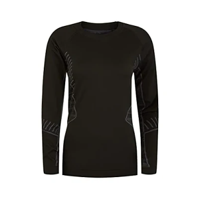 Abbildung von Spyder Damen Momentum Crew Neck Base Layer Top T Shirt, schwarz, X Small
