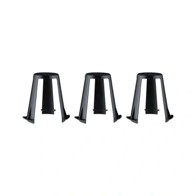 Abbildung von Paulmann 92399 Zubehör Abstandshalter für Einbauleuchten 3er Set 62 90mm Schwarz Kunststoff