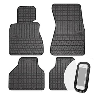 Abbildung von Gummimatten Auto Fußmatten Gummi Automatten Passgenau 4 teilig Set passend für BMW 7er E65 E66 E67 2001 2008