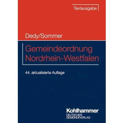 Abbildung von Gemeindeordnung Nordrhein Westfalen: Textausgabe (Kommunale Schriften für Westfalen)