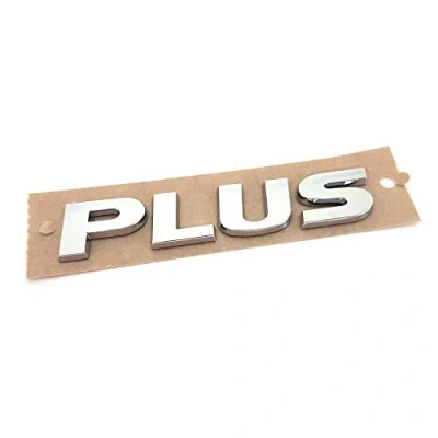 Abbildung von Volkswagen 5M0853675J739 Schriftzug PLUS Emblem Logo Aufkleber, chrom glänzend
