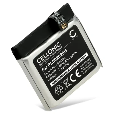 Abbildung von CELLONIC® Smartwatch Ersatz Akku PL502625H Ersatzakku für Amazfit GTR 47mm, A19029 400mAh Batterie Fitnesstracker