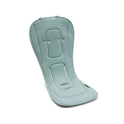 Abbildung von Bugaboo Duo Komfort Sitzauflage für alle Jahreszeiten, verbesserte Passform, kompatibel mit allen Kinderwagen, wendbar, superweiches 3D Mesh, Pine Green